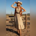 Salty Lemon  cotton maxi dress size M/L  fits Photo 1