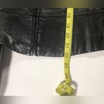 wilson's leather Vintage  Sz M Womens MAXIMA Collarded Peplum Motorcycle Vest Photo 7