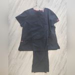 Dickies  2PC SCRUB SET Black Two-Piece Outfit with POCKETS Photo 8