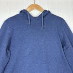 Lauren James Hoodie Womens Sz M Heathered Blue Soft Thumb Holes Photo 1