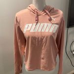 Puma elevated logo crop pullover hoodie Photo 0