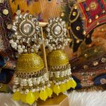 Yellow Earrings Photo 3