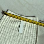 One Grey Day cable knit mini midi silk blend skirt NWT White Photo 5
