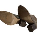 Blondo WATERPROOF Leather Booties Taupe Stacked Block Heel Zipper Closure Size 9 Photo 7