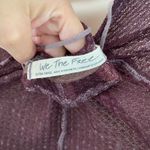 We The Free   Deep Purple  Henley Knit Top Photo 9