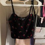 Forever 21  Cherry Corset Style Tank Top Photo 0