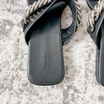 ANINE BING  Tony Sandals Chain Link Leather Photo 8