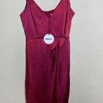 About Us NWT  Beautiful Red Wine Satin Dress ( S ) Photo 0