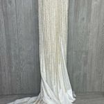 Nwot prima Donna platinum collection rhinestone beaded sleeveless long dress wi Silver Size 6 Photo 7