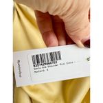 NWT Mable Sonny One Shoulder Satin Sheen Mini Dress Mustard Women's Size Small Yellow Photo 5