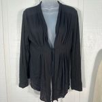 Carole Little Black Pleated Cardigan Sweater Size See Measurements EUC Size M Photo 1