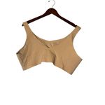 Honey Love Bra Women's 3X Nude Comfort V Neck Wire Free Tan Photo 4