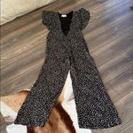 Stone Cold Fox  Monochrome polka dot  Speckled Jumpsuit size small Photo 3