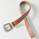 Urban Outfitters Allover Rhinestone Western Belt NWT Size S - Brown Photo 0