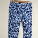Lilly Pulitzer  Blue Elephant Print Slim Fit Chino Pants 2 Preppy Slacks Womens Photo 5