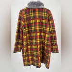 Michelle Nicole faux fur trimmed sweater coat, size Medium, double breasted Photo 2