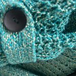 BCBG Max Azria green metallic sweater vest🌱🌺 Photo 11