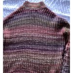 Ruby Moon Vintage Anthropologie long Red tunic Cowl Neck Drawstring Sweater Sz M Photo 13