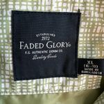 Faded Glory  Pale Green & White Geometric Belted Rain Coat Size XL (16-18) Photo 9