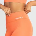 women's best Women’s Best Hold High Waisted Leggings Burnt Orange Size Small Photo 3