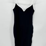 Abercrombie & Fitch Abecrombie & Fitch Dress Women S NWT Navy Blue White Sleeveless Bodycon Photo 7
