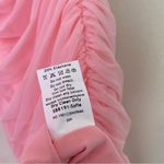 House Of CB “Sofia” Fairy Pink Mesh Maxi Dress strapless NWOT like fornarina XL Photo 14