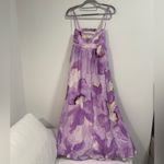 Bardot  Purple Printed Midi Dress Photo 1