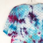 Elizabeth and James  XS Top Handmade Tie Dye‎ Powder Puff Blue Purple Pink 1370 Photo 7