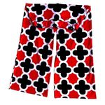 Polly Wolly Doodle Pants XL Red Black White Wide Legs Elastic Stretch Hi… Photo 8