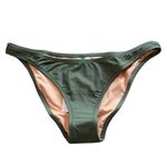 J.Crew Green Heritage 1989 High Leg Bikini Bottom Women’s Size Small NEW Photo 2