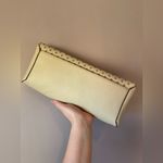 J.Crew NWOT Cream Leather Claremont Clutch Photo 8
