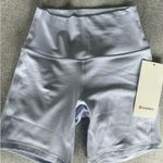 Lululemon NWT  high rise align 6 in biker shorts in serene blue  Photo 3