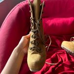 Heel Boots Brown Size 8 Photo 3