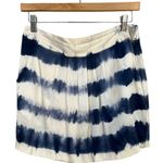 Joie  Silk Tie Dye Pleated Mini Skirt Photo 2