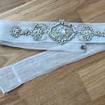 BHLDN New erin cole bridal embellished mesh organza belt Photo 0