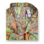 Roxy Midnight Avenue Wide Leg Lightweight Pants women’s Size XL orange floral Photo 7