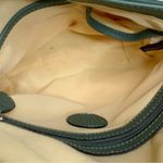 Dana Buchman  Green Faux Leather Front Flap Crossbody Bag Photo 5