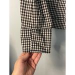 J.Crew Black White Gingham Utility Jacket Womens Size 8 Zip Front Pockets Photo 6