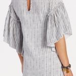 Allison Joy Allison‎ Joy Evereve Black White Ruffle Sleeve Striped Dress NWT Large K4898 Photo 1