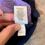 Croft & Barrow Women’s 2X 2 in 1 Cardigan Set Navy Cardigan Purple Undershirt Photo 10