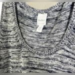 Max Mara EUC  Leisure Tank Top Large Navy White Sweater Material Photo 2