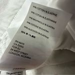 Free People We The  Stella White Hidden Button Fly Distressed Raw Hem Jeans 31 Photo 10