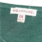 UG Apparel  Michigan State University Green White  Women’s top long sleeve 2X Photo 7