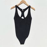 Free People  MOVEMENT Black Open back thong BodySuit/Leotard Size large Photo 1
