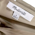 Madewell  Tan Ruffle Cold Shoulder Cotton‎ Dress Size 2 feminine Photo 1