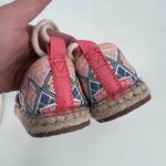 Toms  Womens Lace-Up Katalina Chambray Espadrilles Flat Shoes Blue Pink Size 8.5W Photo 2