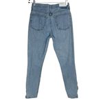 RE/DONE  Originals Revolve High Rise Slim Sz 27 Ankle Zip Jeans 90s Wash Photo 3
