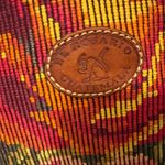 El Rosario Guatemala Colorful Embroidered Tapestry Backpack Purse Brown Photo 2