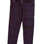 American Eagle Womens Size 4 Hi-Rise Jegging Crop Deep Burgundy Skinny Fit Jeans Photo 0