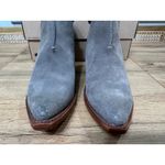 Frye Women's Sacha Suede Charcoal Booties Size 6 NIB Moto Shortie Boots Snip Toe Photo 6